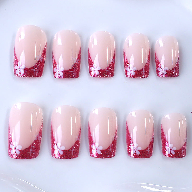 Floral Gradient Nail Art Stornfield
