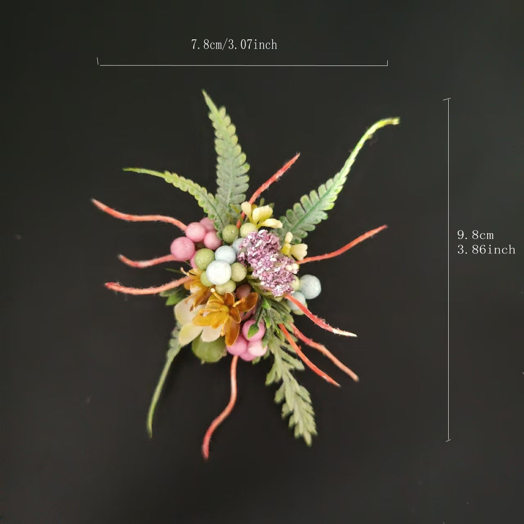Stylish Floral Lapel Pin