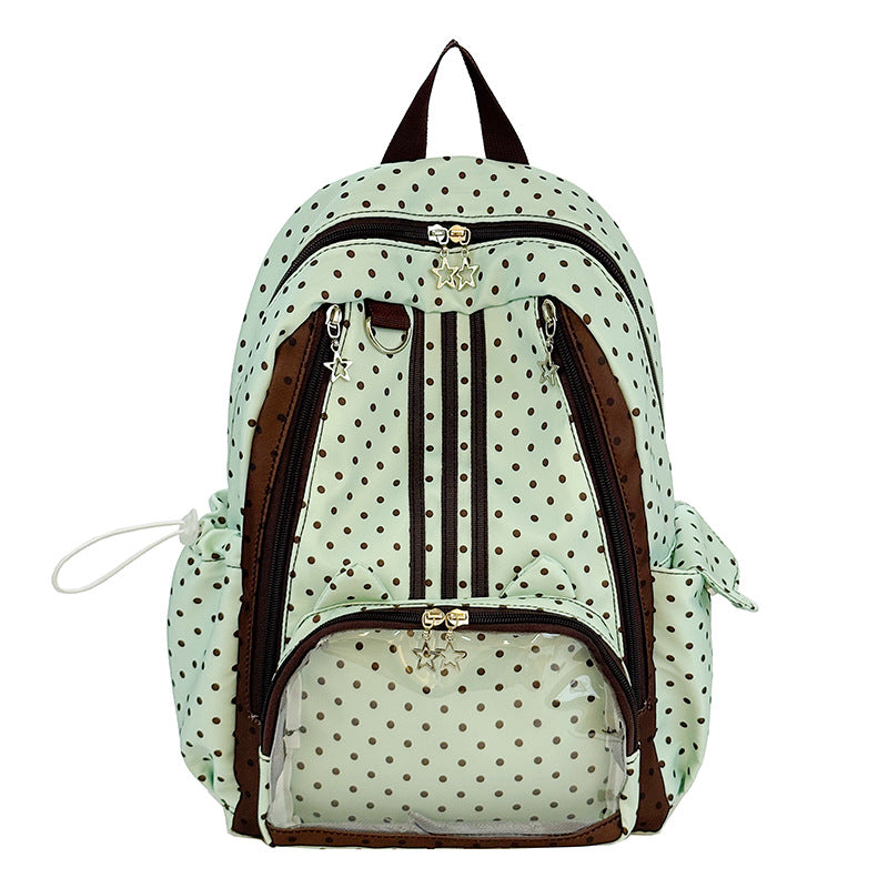 Playful Polka Dot School Backpack Stornfield