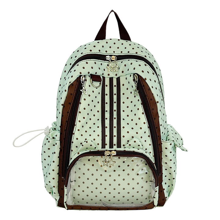Playful Polka Dot School Backpack Stornfield