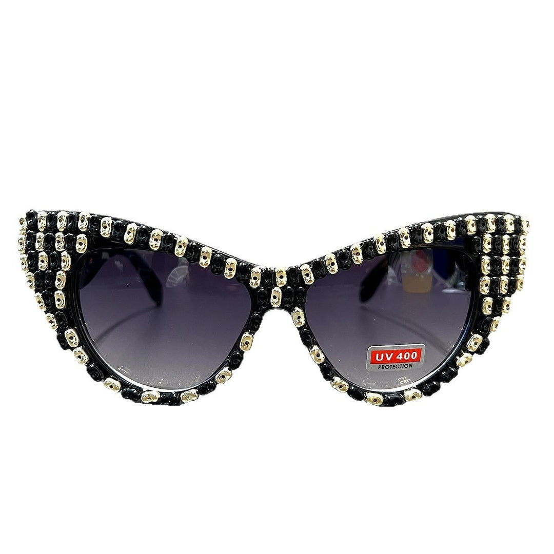 Women Cat-Eye Sunglasses with Color Accented Frame Stornfield
