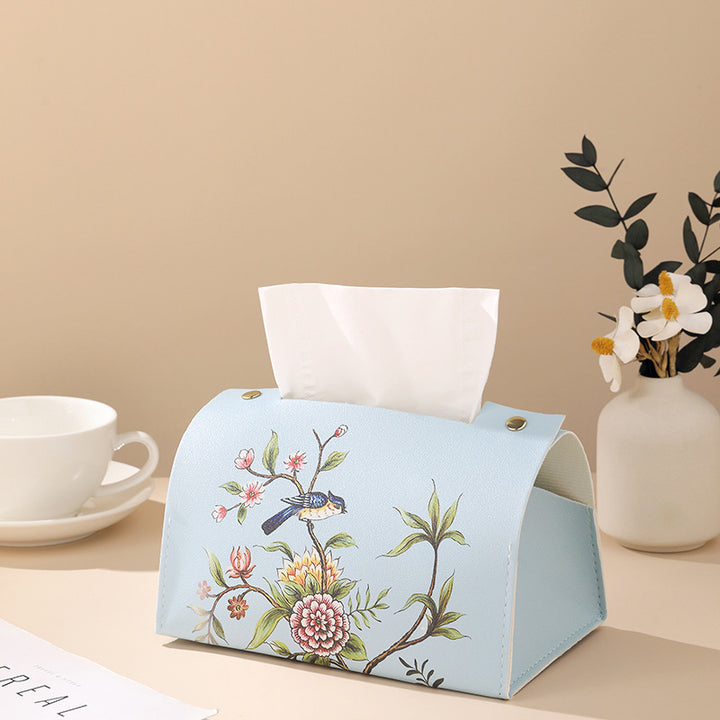 Artistic Floral Tissue Box Cover Stornfield
