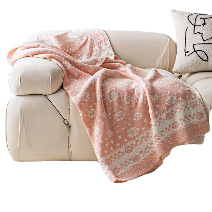 Decorative Knit Throw Blanket