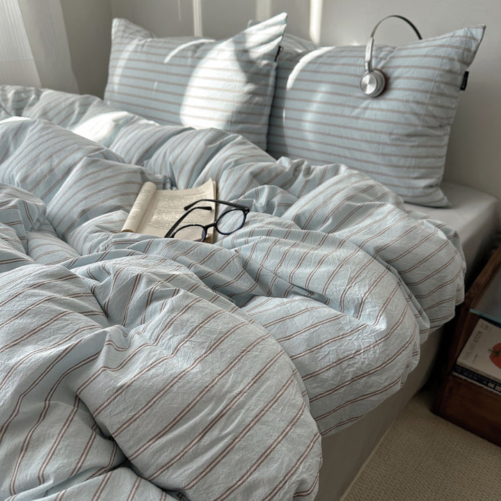 Cozy Gingham Duvet Cover Set