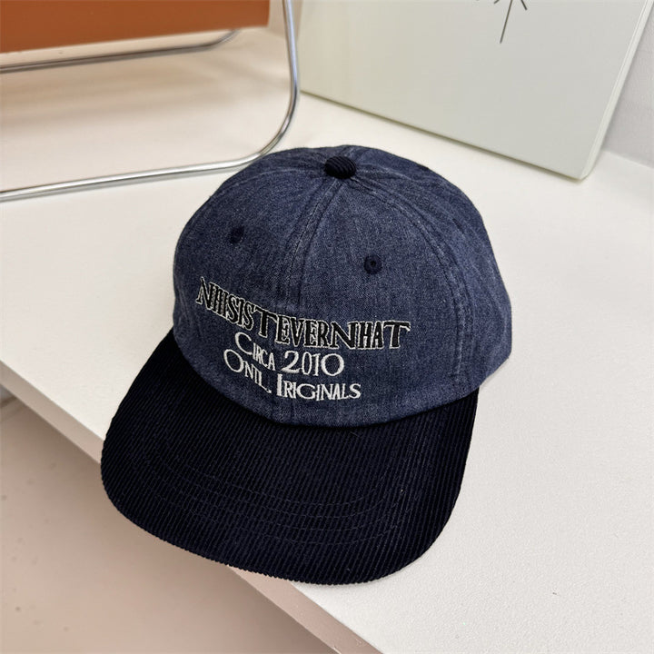 Men's Vintage-Inspired Embroidered Baseball Cap Stornfield