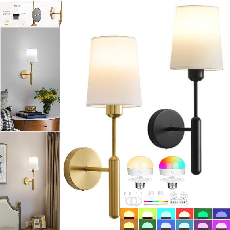Decorative Wall Sconces with Remote Control