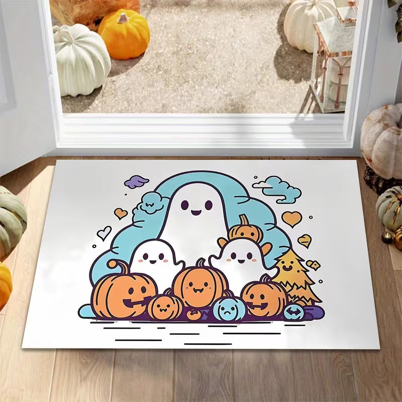 Halloween-Themed Welcome Mat