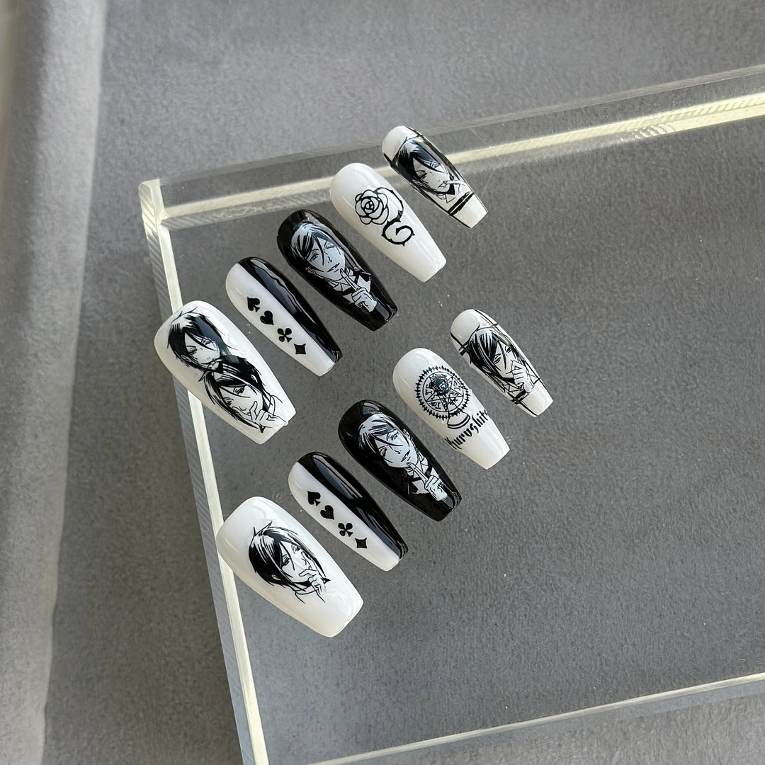 Themed Press-On Nail Art Set