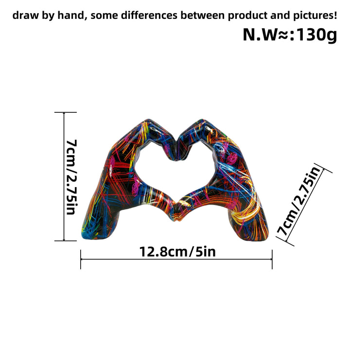 Stylish hand sculptures with colorful design Stornfield