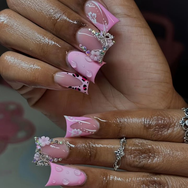 Decorative Press-On Nail Art Set Stornfield
