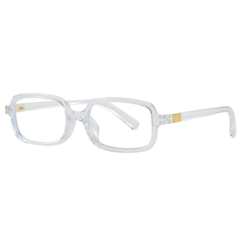 Women's fashionable square glasses with elegant plastic frame and gold accents Stornfield