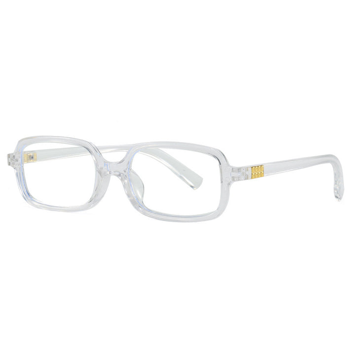 Women's fashionable square glasses with elegant plastic frame and gold accents Stornfield