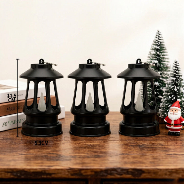 Nostalgic Oil Lantern with LED Lighting Stornfield