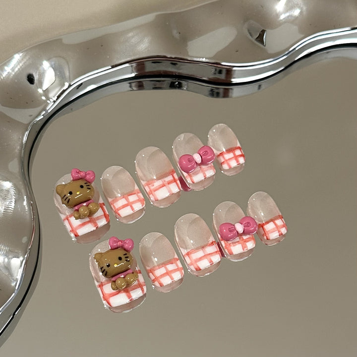 Themed Cartoon Character Press-On Nail Set