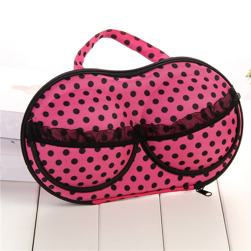 Stylish Dot Patterned Makeup Organizer Stornfield