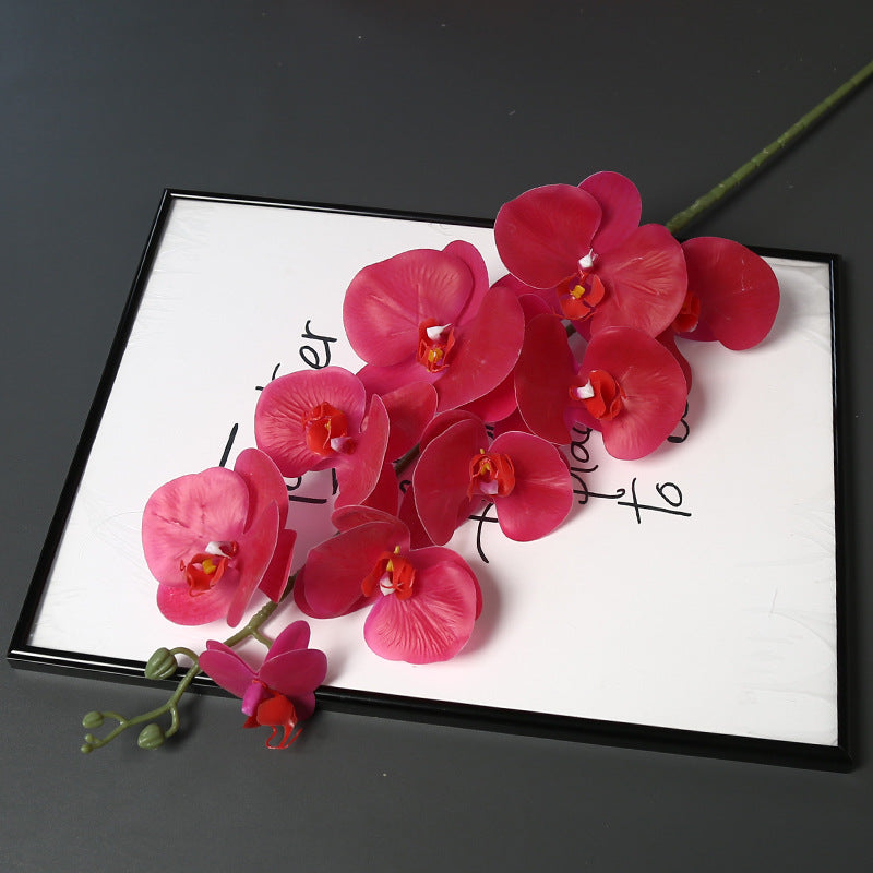 Faux Orchid Flower Stem for Home Decor Display