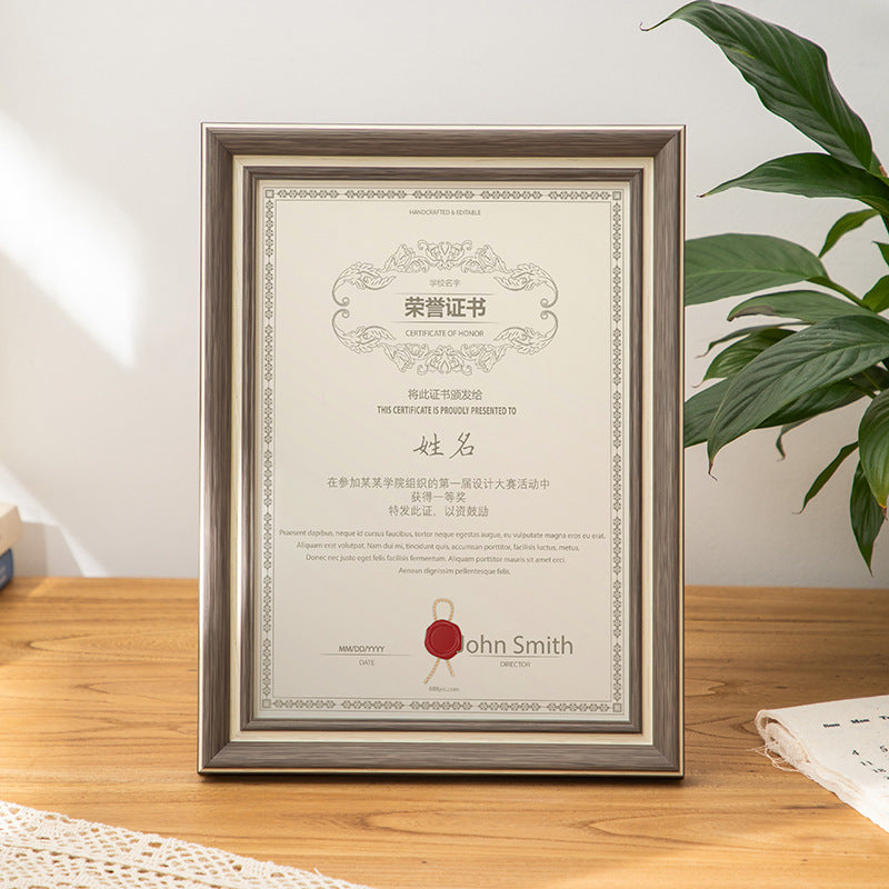 Elegant Wooden Tabletop Picture Frame