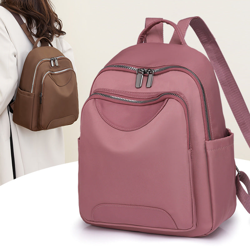 Sleek Minimalist Zip-Front Backpack Stornfield
