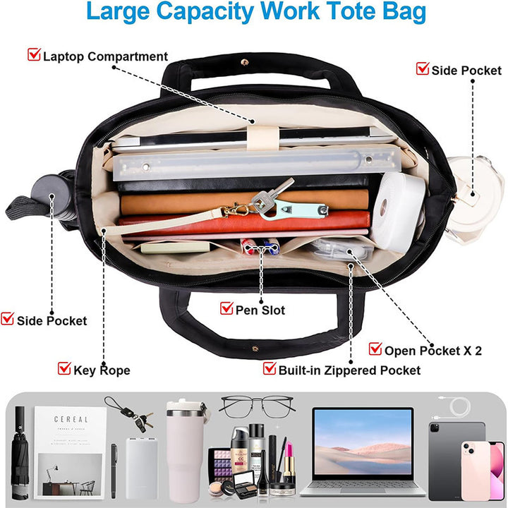 Insulated Multi-Pocket Lunch Tote Stornfield