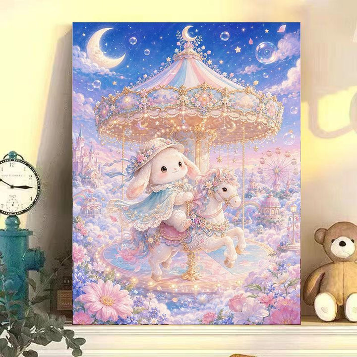 Whimsical Cat-Themed Canvas Art Stornfield