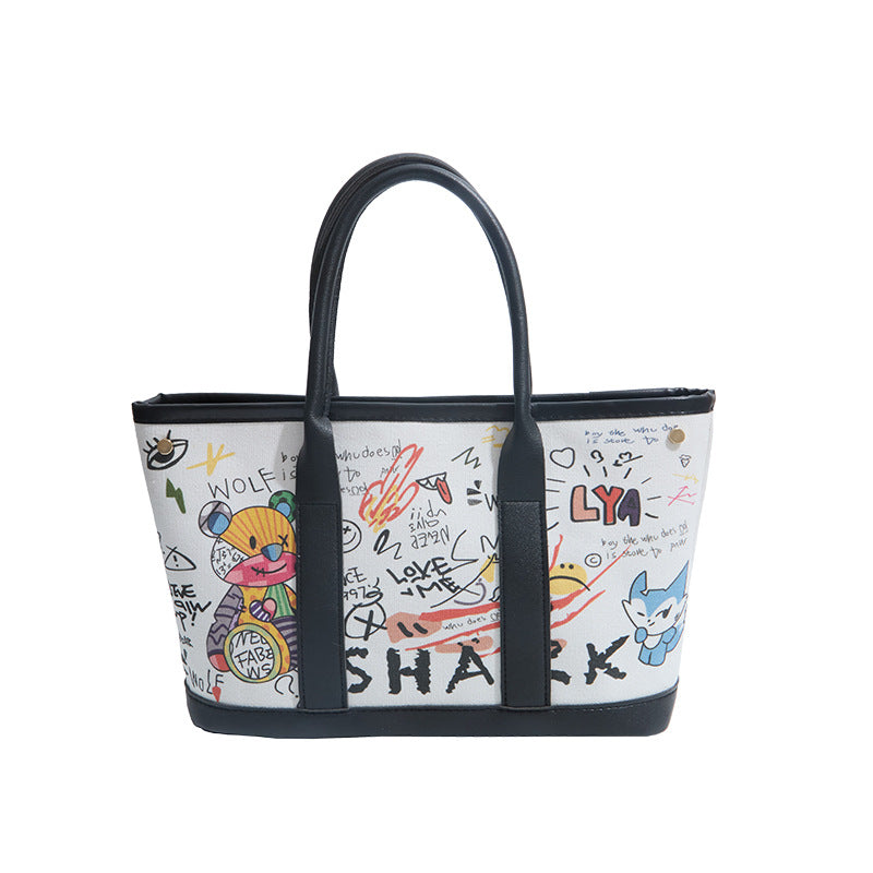 WoPlayful Illustrated Canvas Tote Bag Stornfield