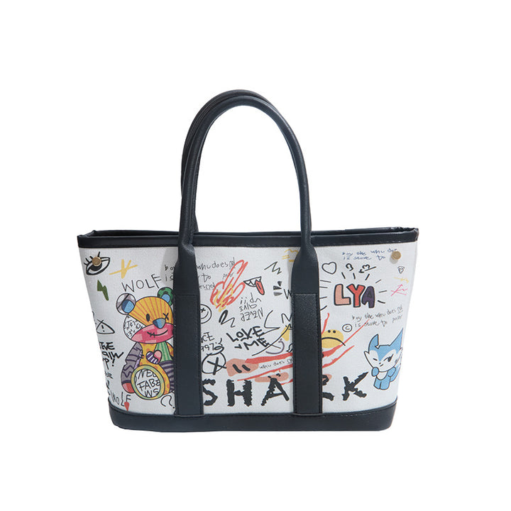 WoPlayful Illustrated Canvas Tote Bag Stornfield
