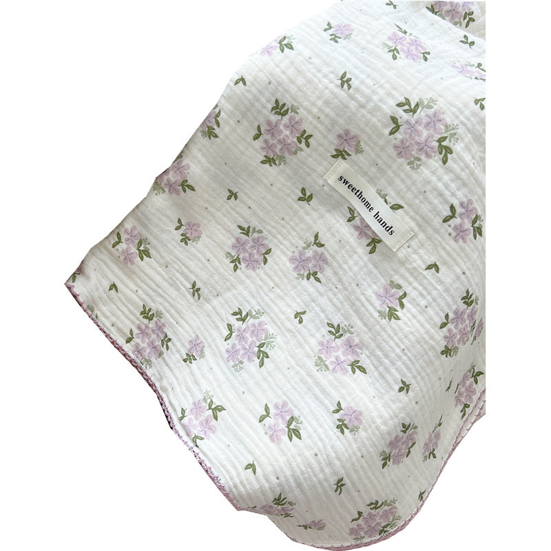 Women's Cozy Blanket with Floral Design Stornfield