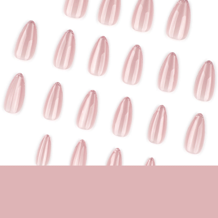 Artful stiletto nails with elegant ombre pattern Stornfield
