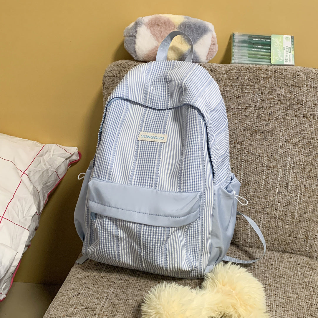 Stylish Striped Design Backpack Stornfield