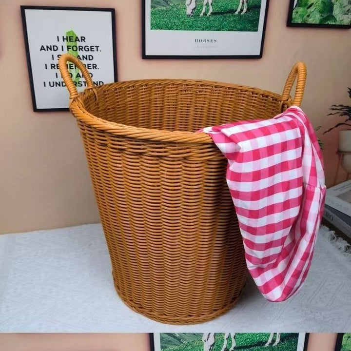 Unisex Robust Storage Basket made of woven rattan Stornfield