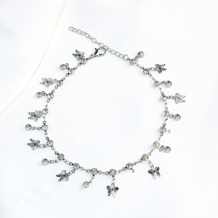 Elegant Crystal Chain Anklet Stornfield