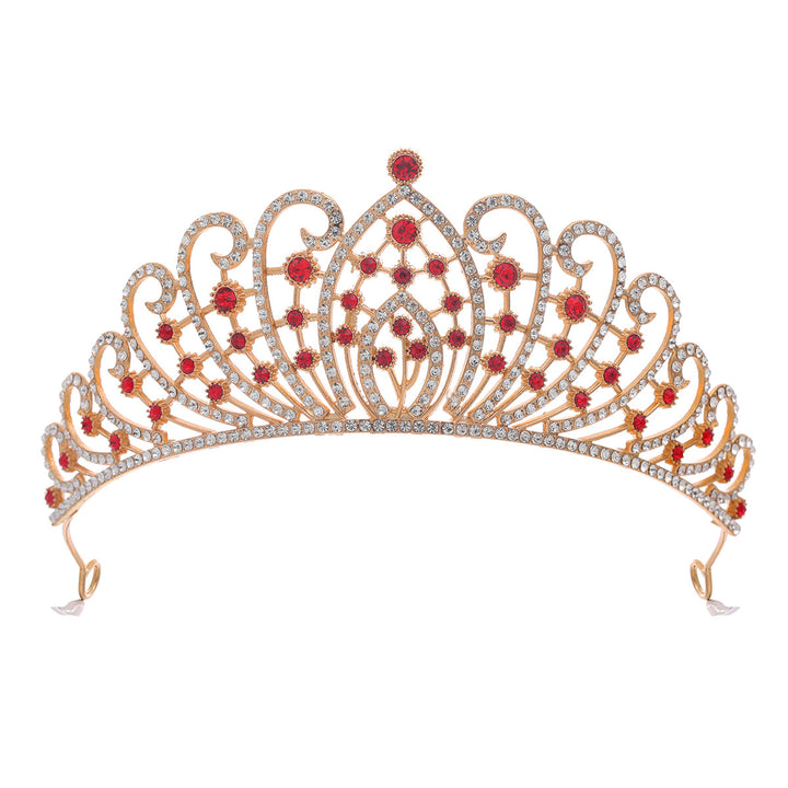 Ladies Elegant Rhinestone Tiara with Floral Details Stornfield