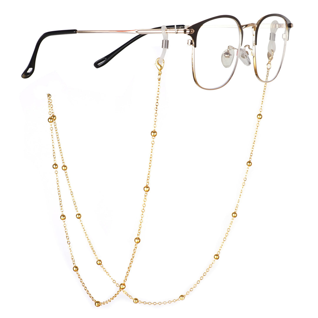 Silver Bead Decorative Eyewear Holder Chain Stornfield
