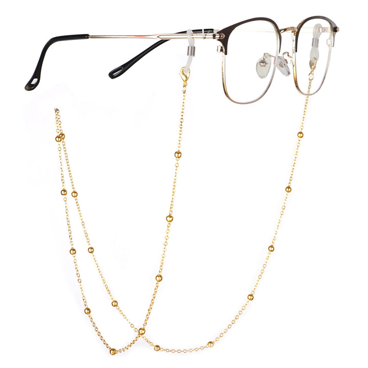 Silver Bead Decorative Eyewear Holder Chain Stornfield