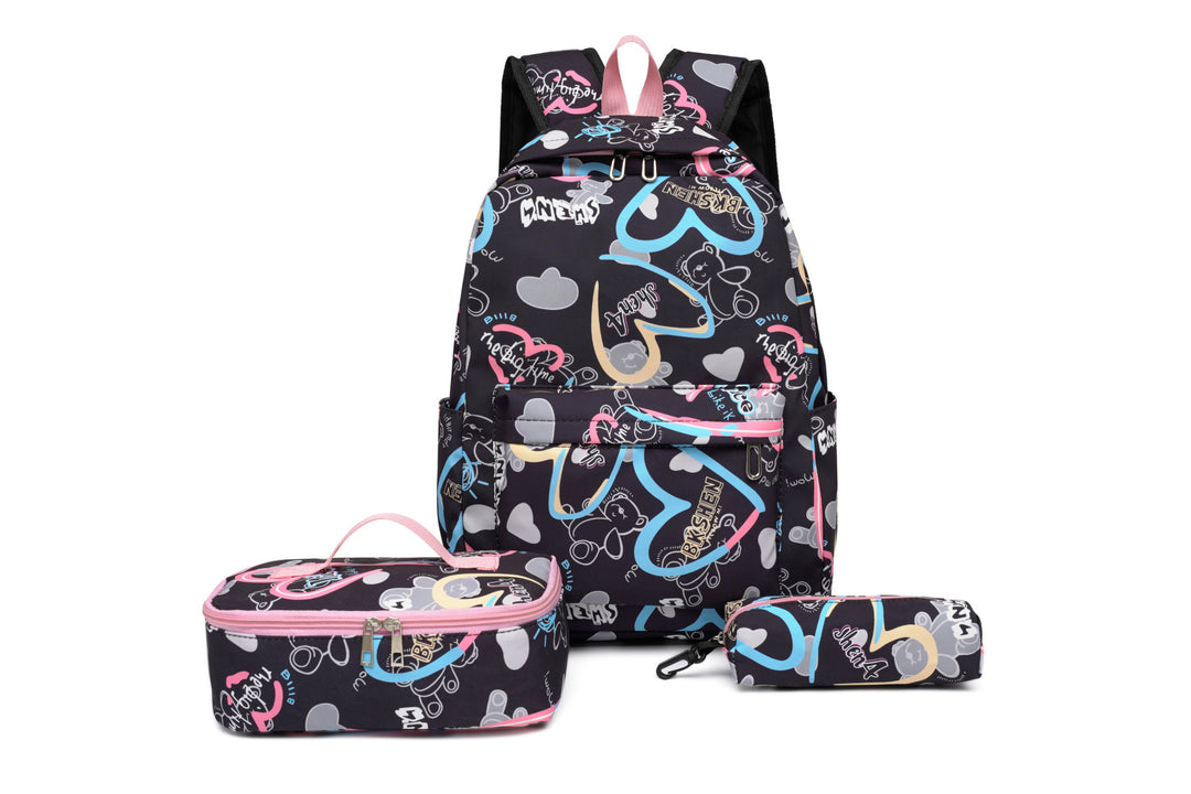 Backpack set with insulated lunch box and pencil case Stornfield