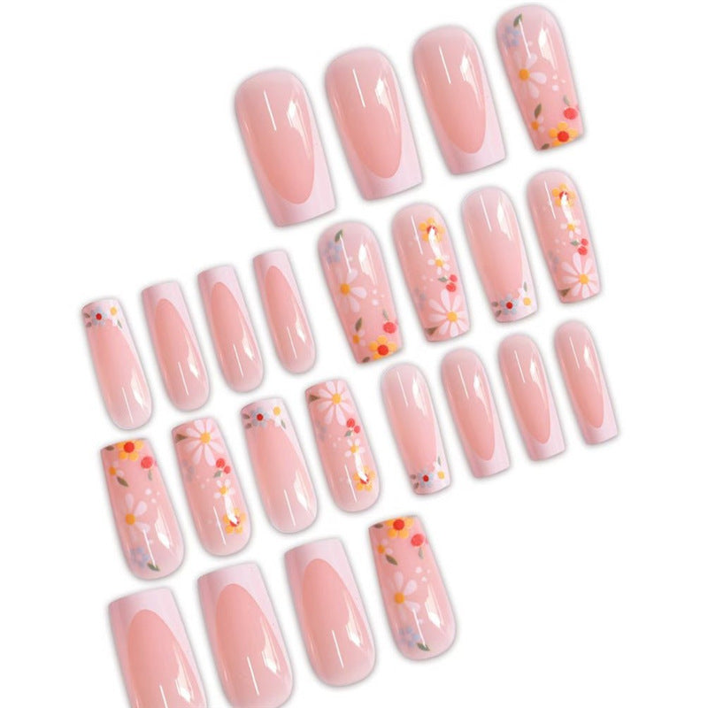 Floral Acrylic Nail Art Stornfield