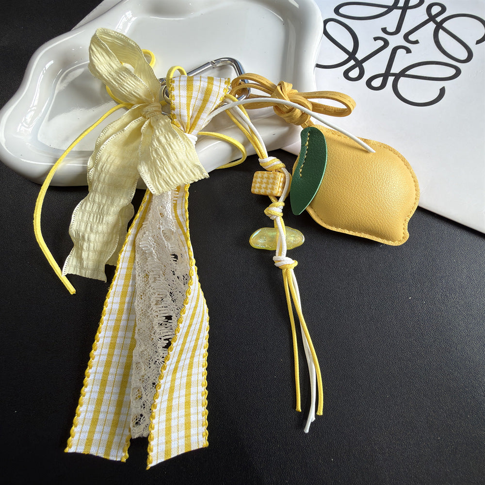Decorative Lemon Charm Keychain Stornfield