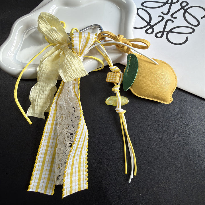 Decorative Lemon Charm Keychain Stornfield