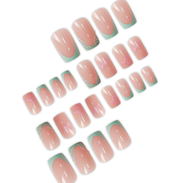 Artistic Floral Design Nail Extensions Stornfield