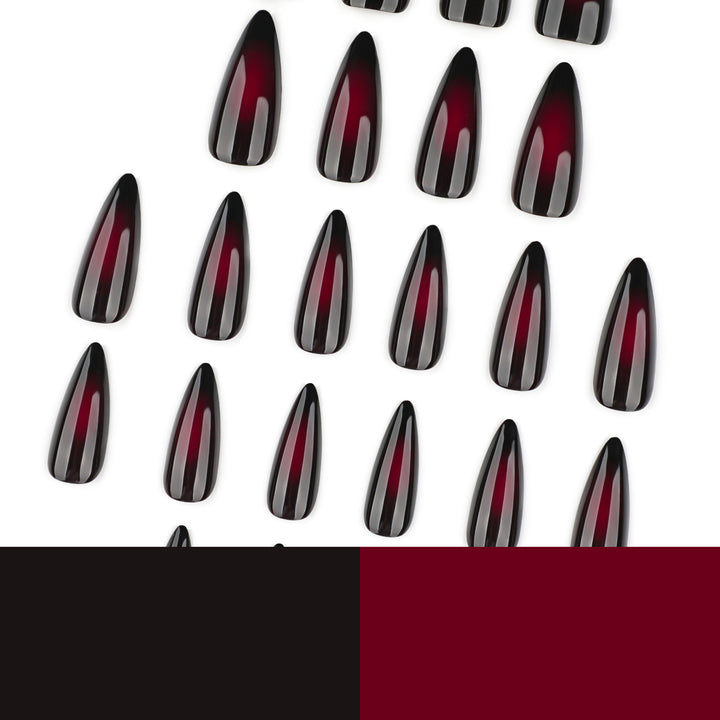 Artful stiletto nails with ombre effect Stornfield