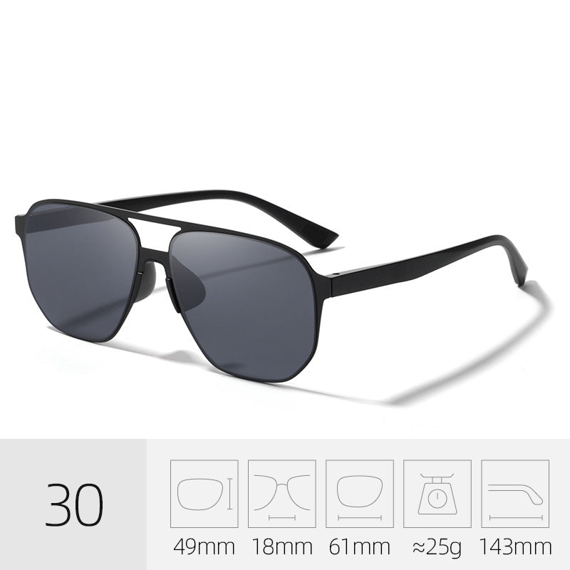 Contemporary Square Frame Sunglasses Stornfield