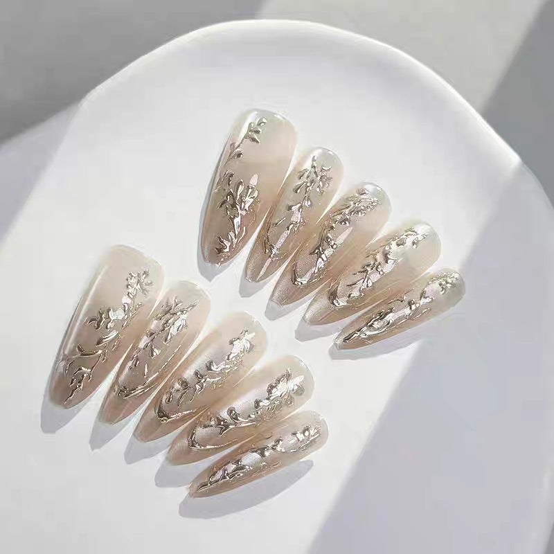 Artistic Sculpted Press-On Nails Stornfield