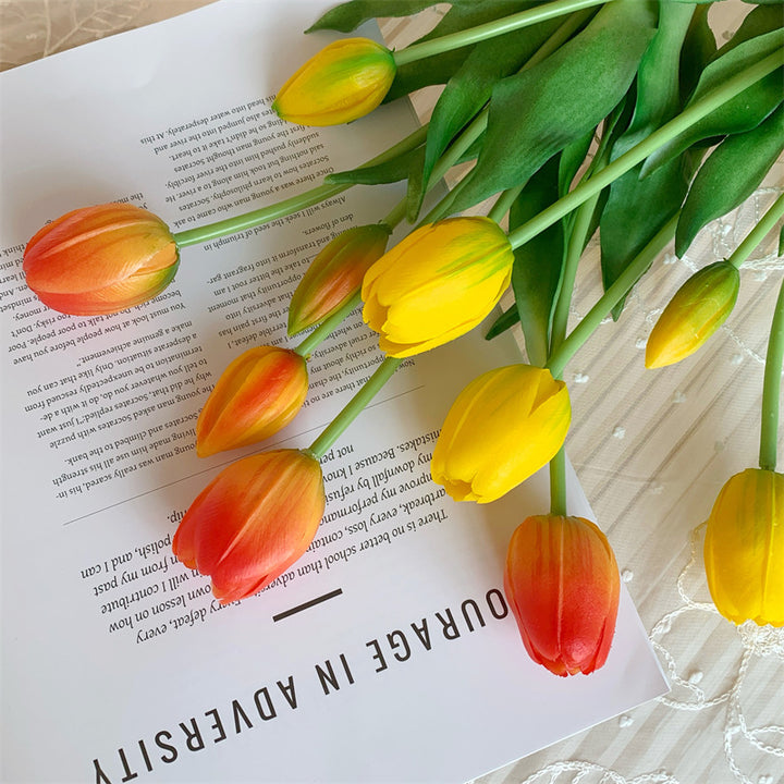 Elegant Artificial Tulip Bouquet