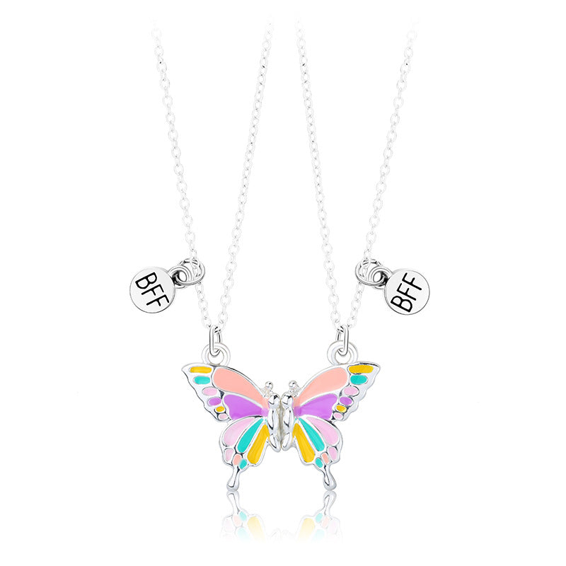 Butterfly Pendant Friendship Necklace Stornfield