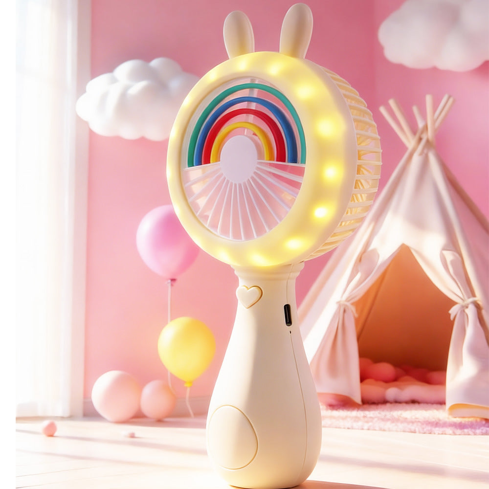 Unisex Portable Mini Fan in Cute Bunny Design Stornfield