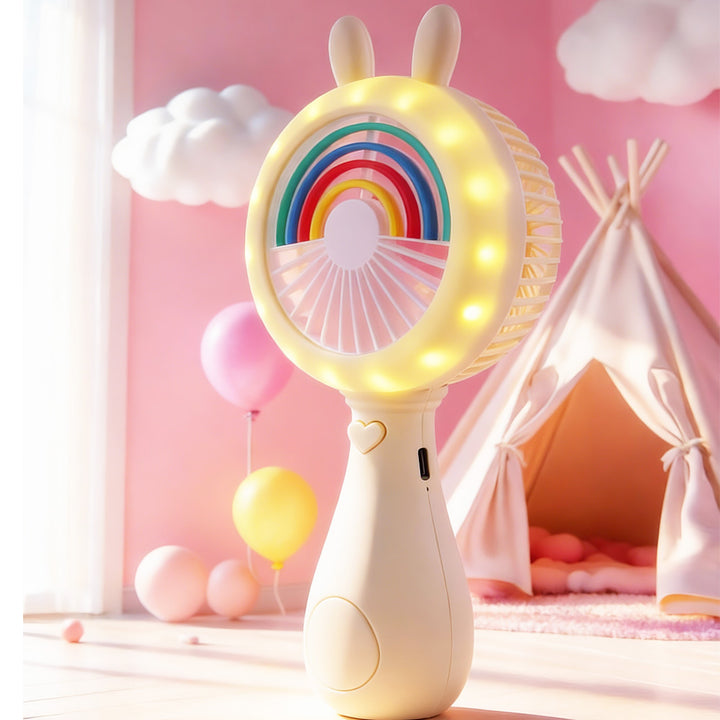 Unisex Portable Mini Fan in Cute Bunny Design Stornfield