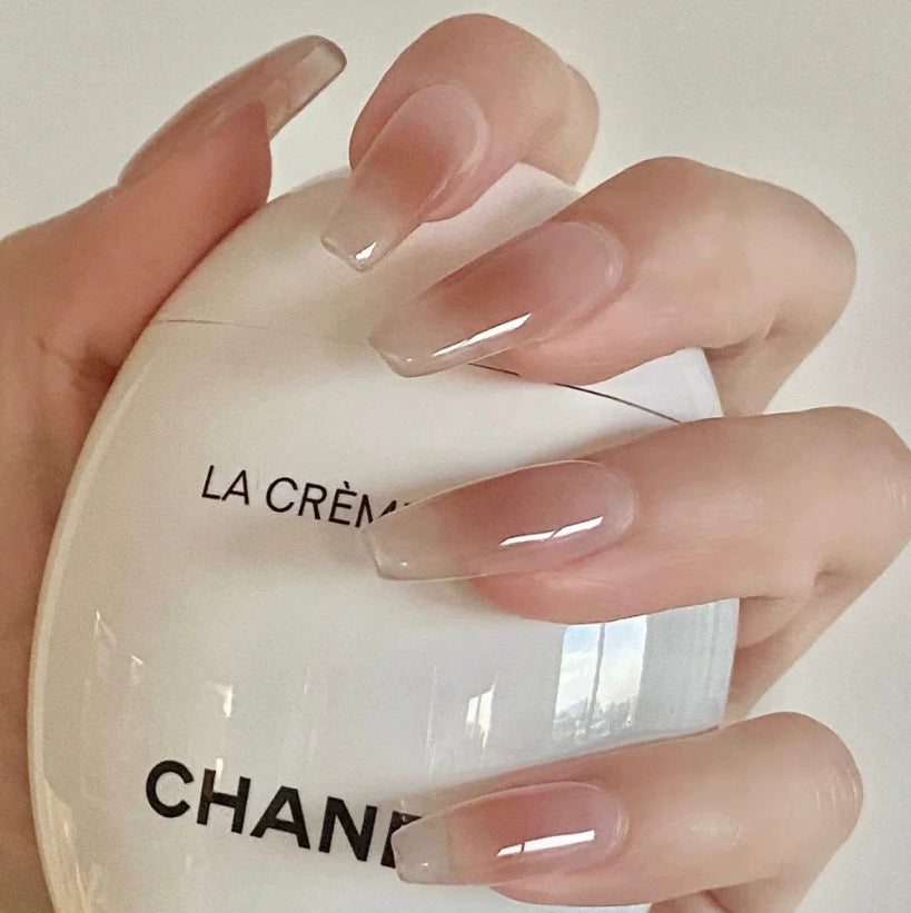 Elegant nail design with pearl embellishment Stornfield