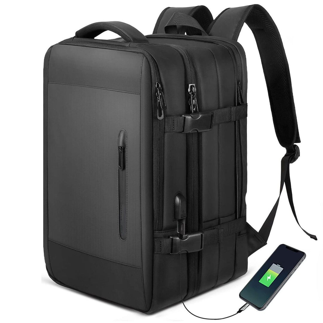Multifunctional Laptop Backpack with USB Charging Port and Water-Repellent Material Stornfield