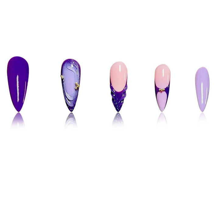 Stylish Stiletto Press-On Nail Set Stornfield