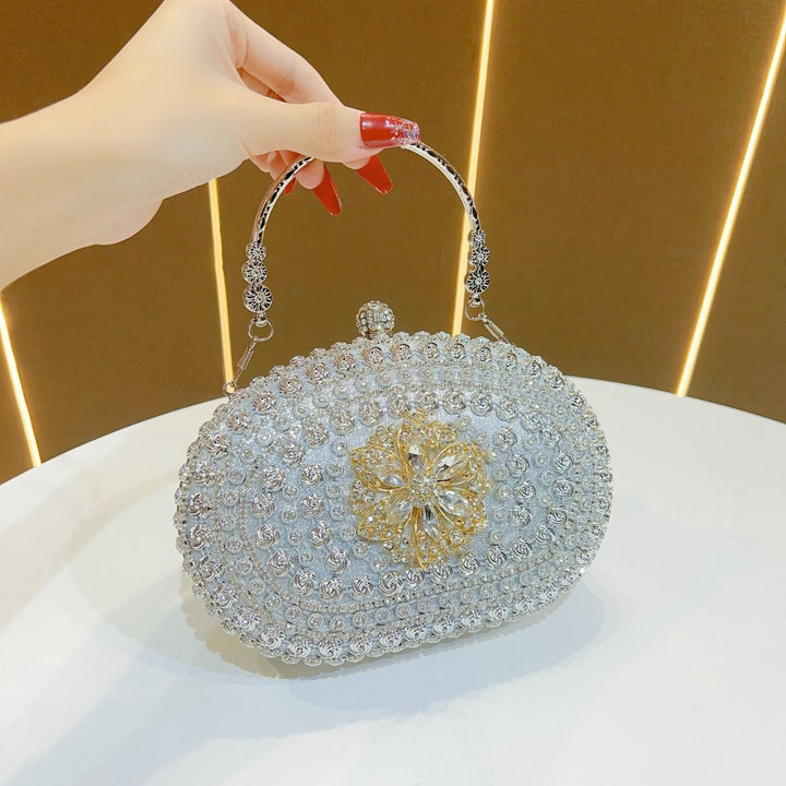 Ornate Floral Evening Handbag